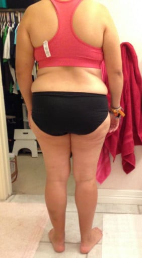 4 Pictures of a 166 lbs 5 foot Female Weight Snapshot
