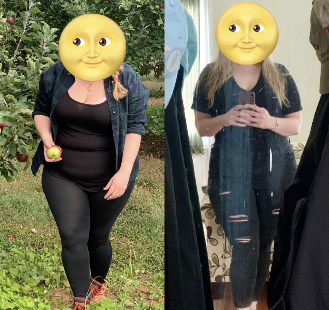 61 lbs Weight Loss 5 feet 8 Female 287 lbs to 226 lbs