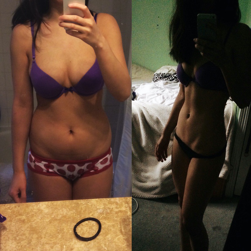 5 foot 5 Female 16 lbs Weight Loss Before and After 132 lbs to 116 lbs