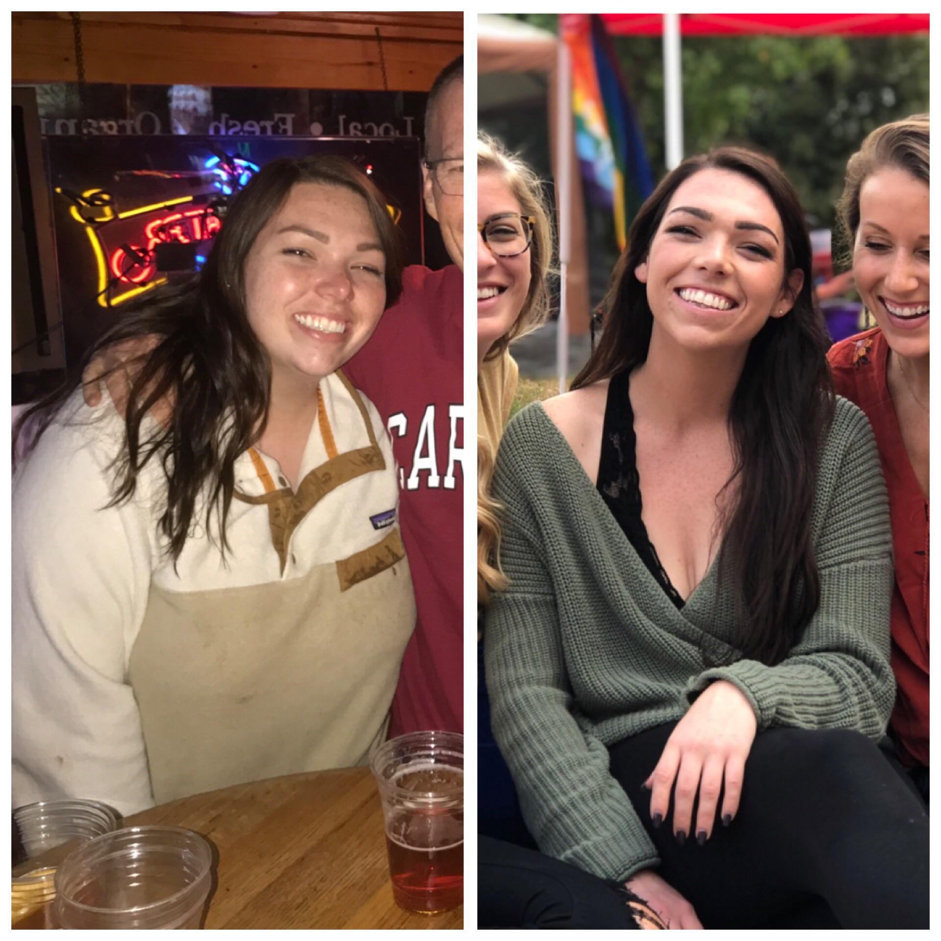 5 foot 6 Female 80 lbs Weight Loss 235 lbs to 155 lbs