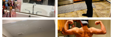5 foot 7 Male Progress Pics of 22 lbs Muscle Gain 118 lbs to 140 lbs