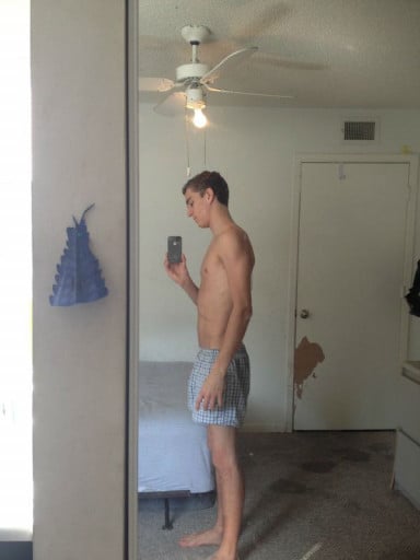 5 Photos of a 132 lbs 5 foot 11 Male Fitness Inspo