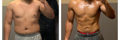 33 lbs Weight Loss 5'5 Male 198 lbs to 165 lbs