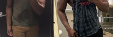 5 feet 6 Male 16 lbs Muscle Gain 155 lbs to 171 lbs
