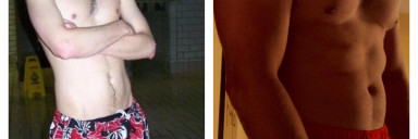 60 lbs Weight Gain 6'4 Male 160 lbs to 220 lbs