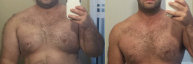 59 lbs Weight Loss 5 foot Male 242 lbs to 183 lbs
