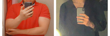 72 lbs Fat Loss 5 feet 9 Male 227 lbs to 155 lbs