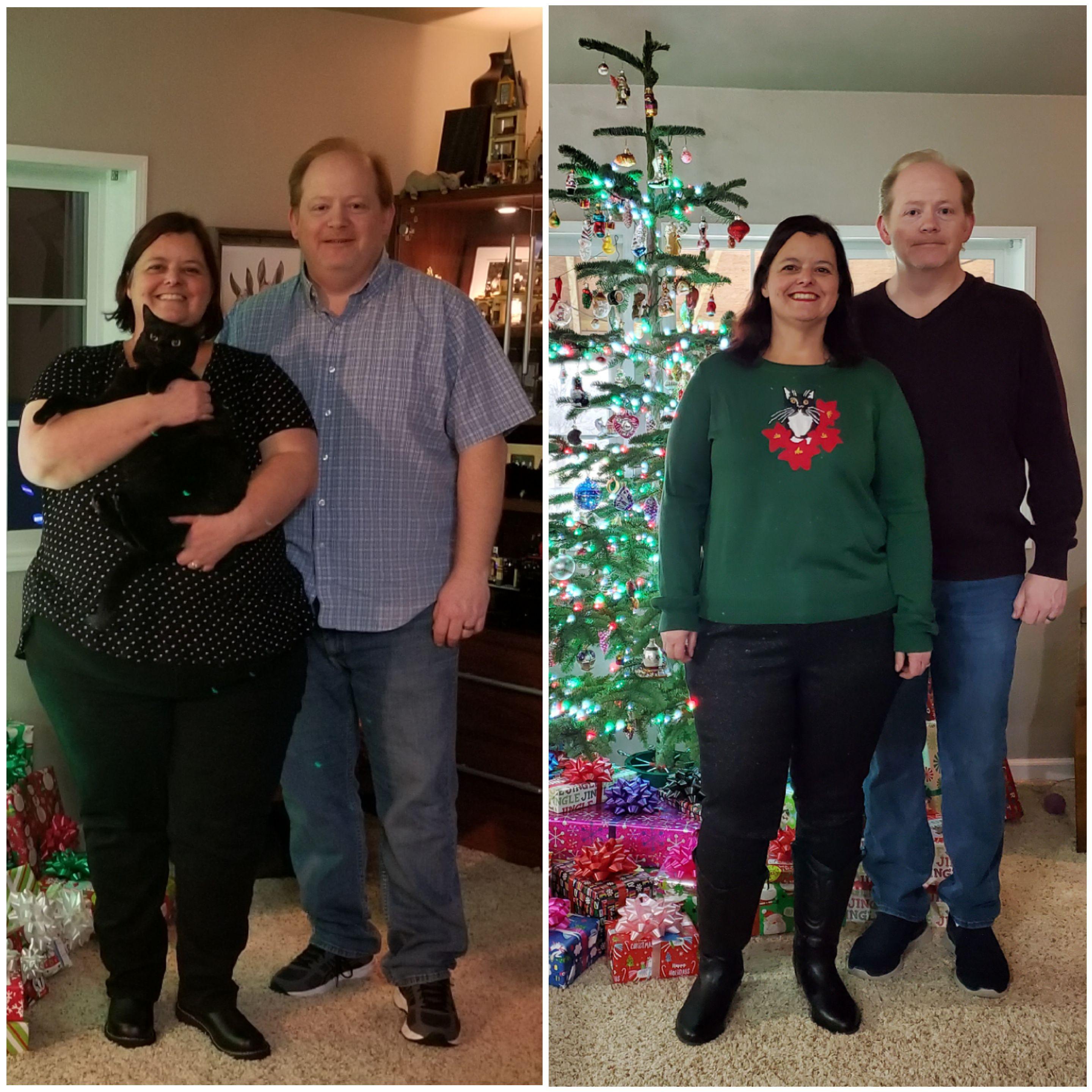 118 lbs Weight Loss Before and After 5'3 Female 316 lbs to 198 lbs