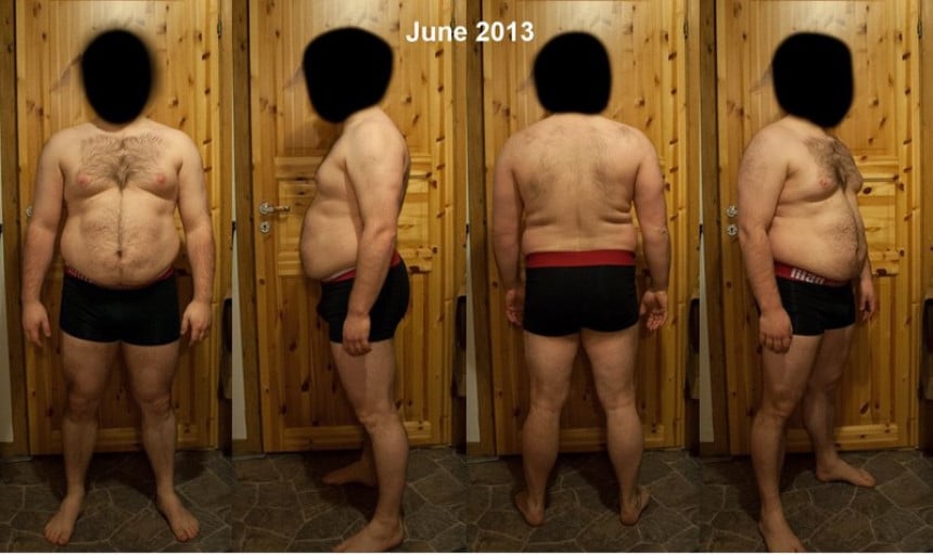 5 feet 4 Male Before and After 38 lbs Fat Loss 214 lbs to 176 lbs