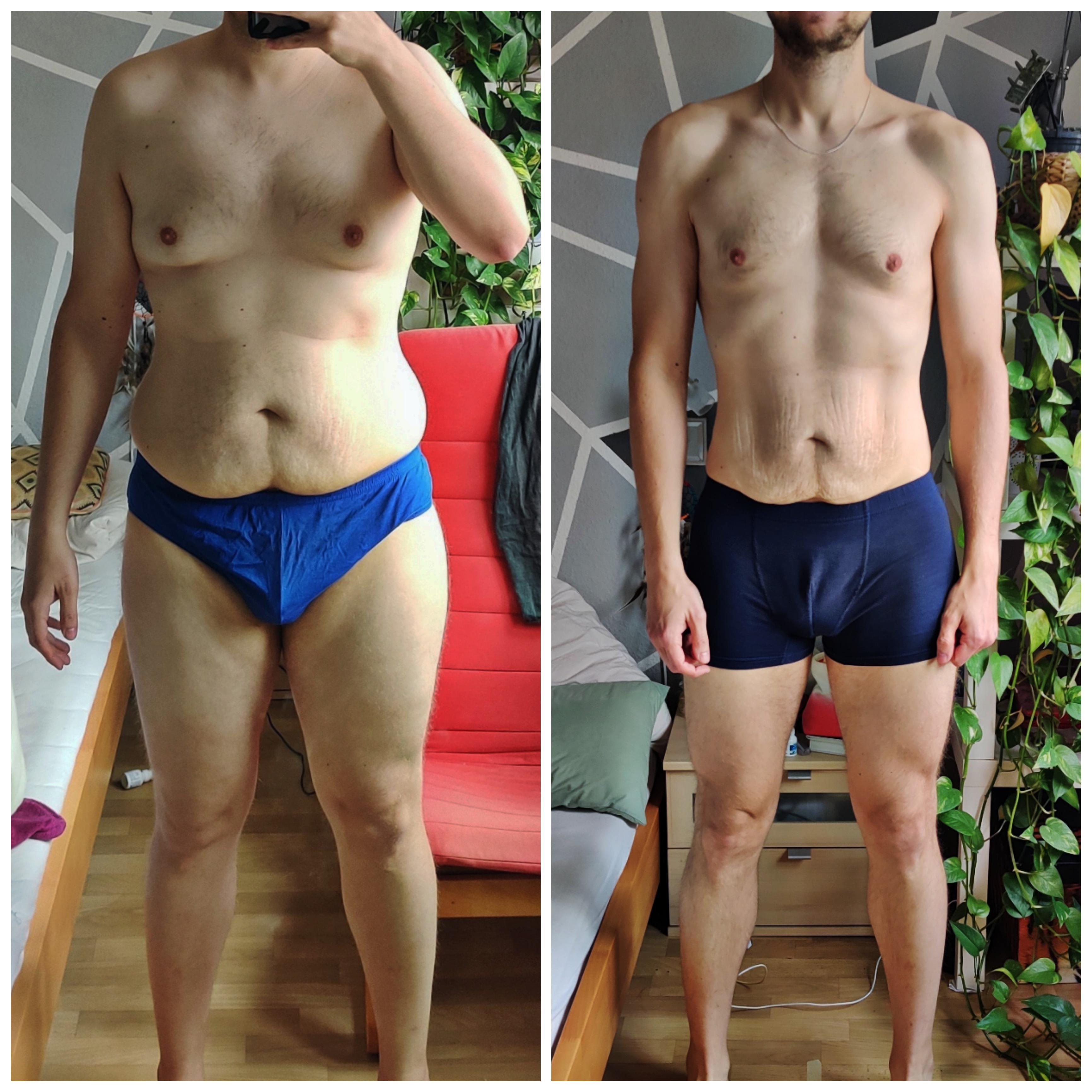 5'11 Male 48 lbs Weight Loss 216 lbs to 168 lbs