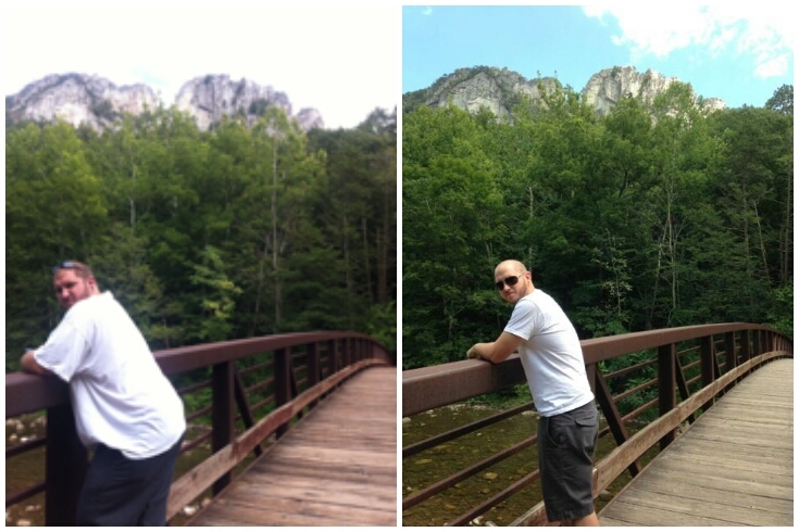 6'2 Male Before and After 97 lbs Weight Loss 310 lbs to 213 lbs