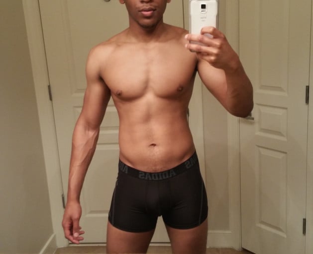 M/23/5'10/170Lbs 0Lbs Weight Change After 14% Bf Cut