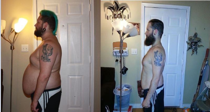 5'4 Male Progress Pics of 85 lbs Fat Loss 230 lbs to 145 lbs