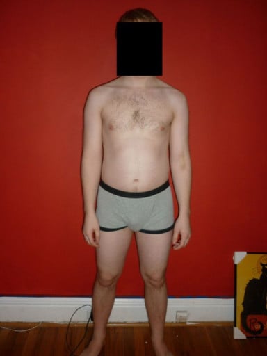 A photo of a 5'11" man showing a snapshot of 181 pounds at a height of 5'11