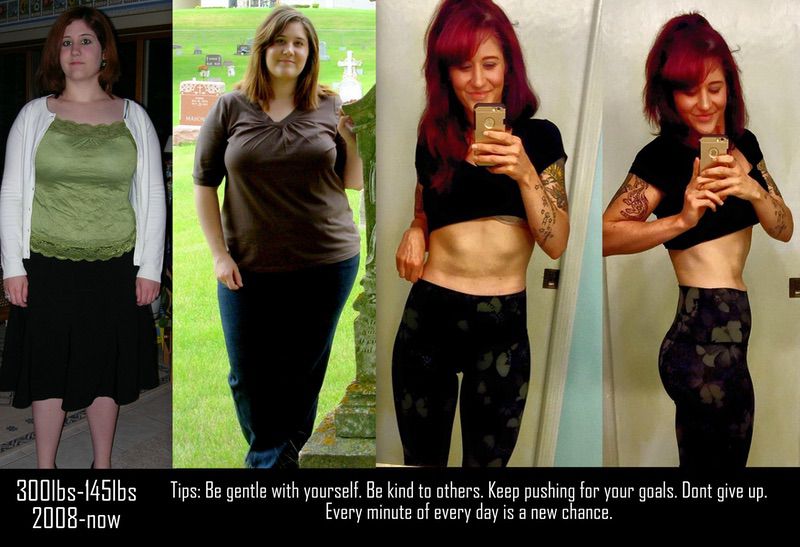 155 lbs Weight Loss 5 foot 5 Female 300 lbs to 145 lbs