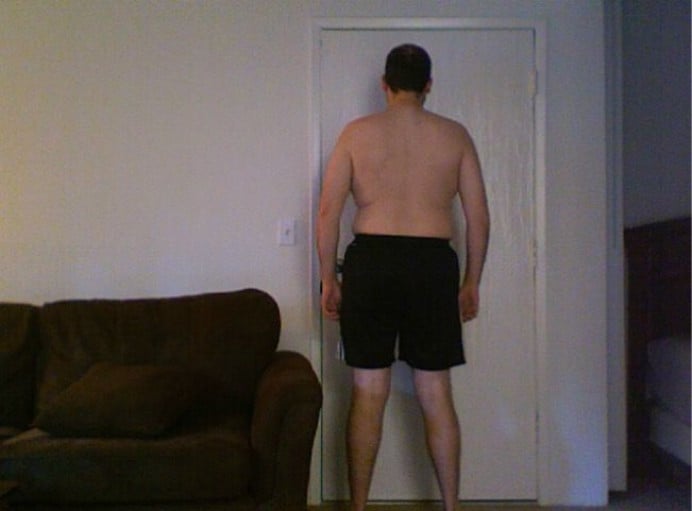 A photo of a 6'1" man showing a snapshot of 232 pounds at a height of 6'1