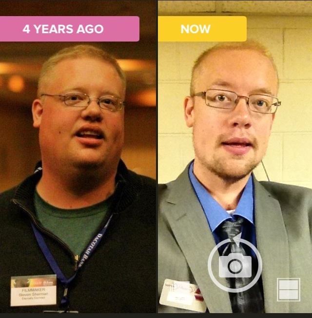 Before and After 172 lbs Fat Loss 6 feet 3 Male 400 lbs to 228 lbs