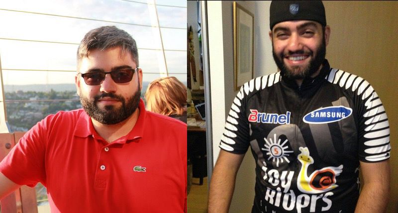 36 lbs Fat Loss 5'8 Male 249 lbs to 213 lbs