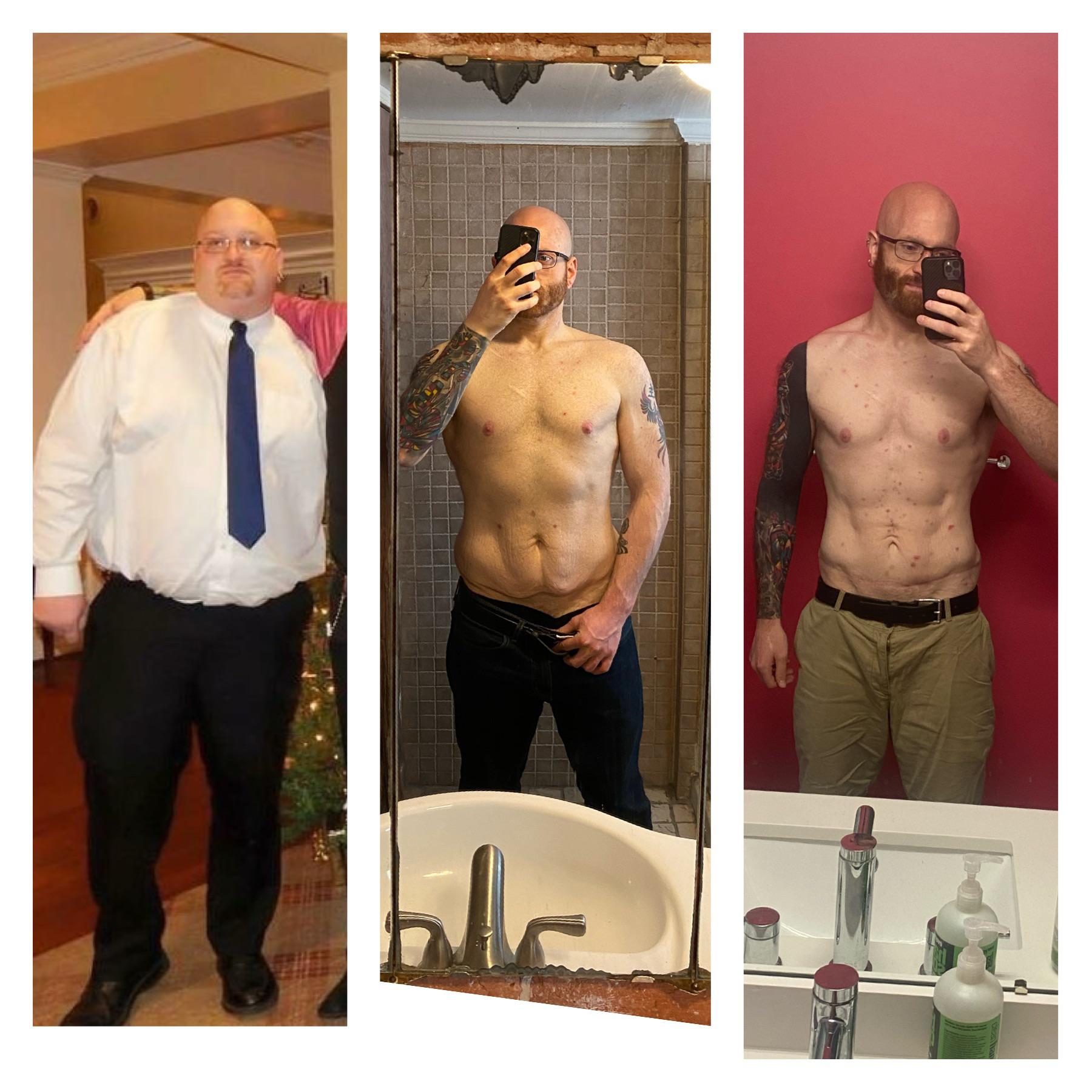 6 foot Male 164 lbs Fat Loss 356 lbs to 192 lbs
