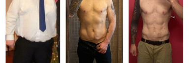 6 foot Male 164 lbs Fat Loss 356 lbs to 192 lbs