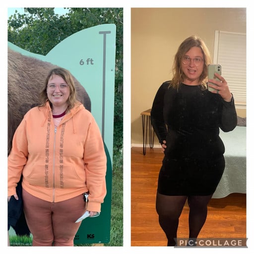 5 foot 8 Female 76 lbs Weight Loss 304 lbs to 228 lbs