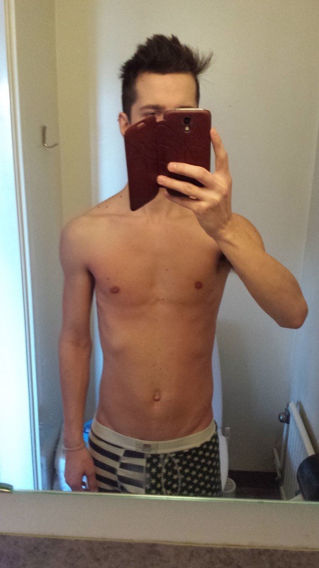 5 foot 8 Male Before and After 25 lbs Weight Gain 120 lbs to 145 lbs