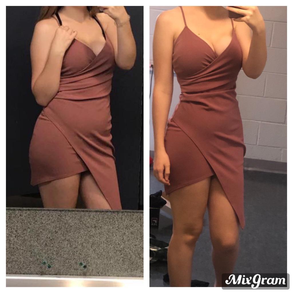 17 lbs Weight Loss Before and After 5'4 Female 165 lbs to 148 lbs