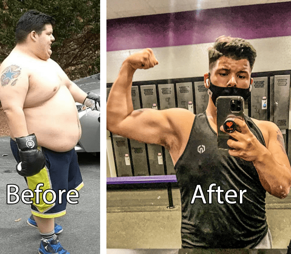 176 lbs Fat Loss 5'6 Male 365 lbs to 189 lbs