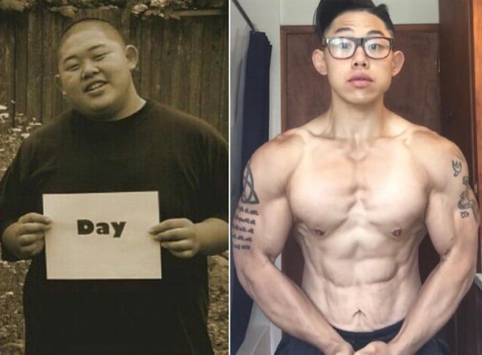 5 feet 7 Male Before and After 150 lbs Weight Loss 330 lbs to 180 lbs