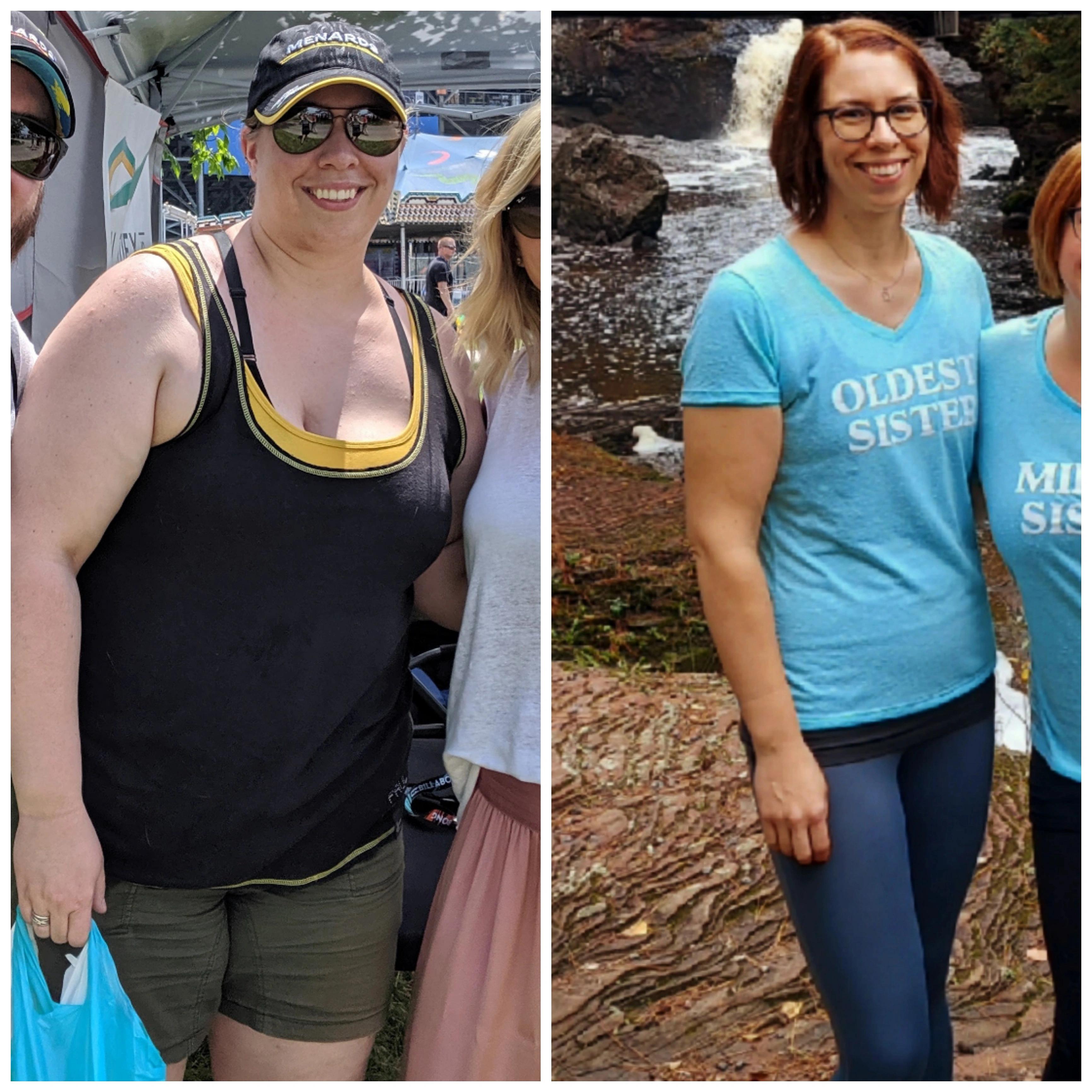 5 foot 9 Female 120 lbs Weight Loss 275 lbs to 155 lbs