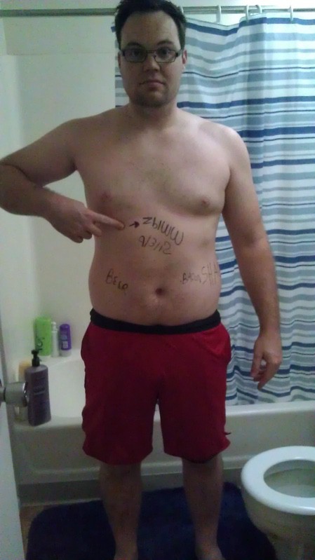7 Photos of a 5'11 228 lbs Male Weight Snapshot