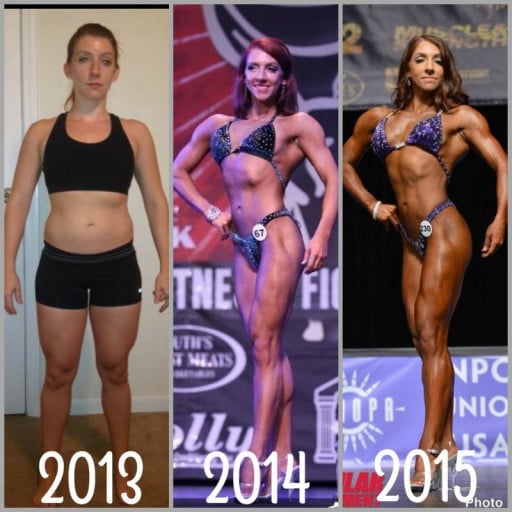 Progress Pics of 12 lbs Weight Loss 5 foot Female 121 lbs to 109 lbs