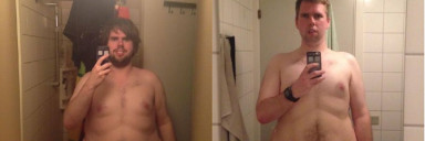 46 lbs Weight Loss 6 feet 2 Male 334 lbs to 288 lbs