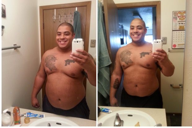 5'8 Male Progress Pics of 25 lbs Weight Loss 300 lbs to 275 lbs.