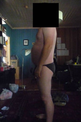 A picture of a 5'8" male showing a snapshot of 196 pounds at a height of 5'8