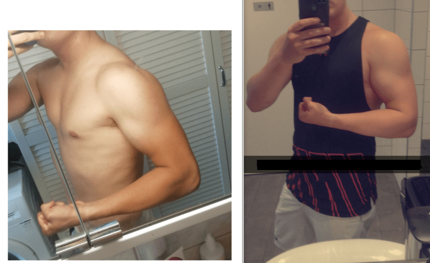 M/21/5'10" [158Lbs>185Lbs = +27Lbs] Weight Journey in 16 Months