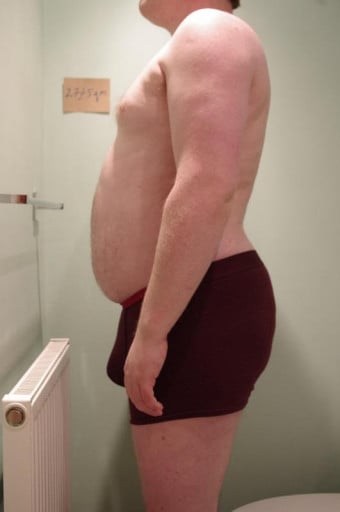 A picture of a 5'11" male showing a snapshot of 240 pounds at a height of 5'11