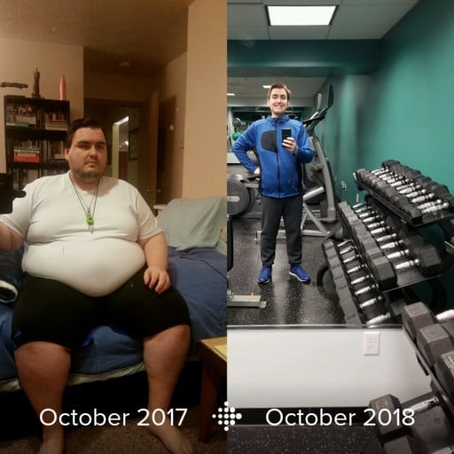 196 lbs Fat Loss 5 foot 9 Male 390 lbs to 194 lbs