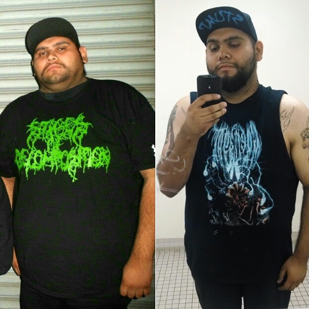 6 feet 2 Male Before and After 68 lbs Fat Loss 345 lbs to 277 lbs