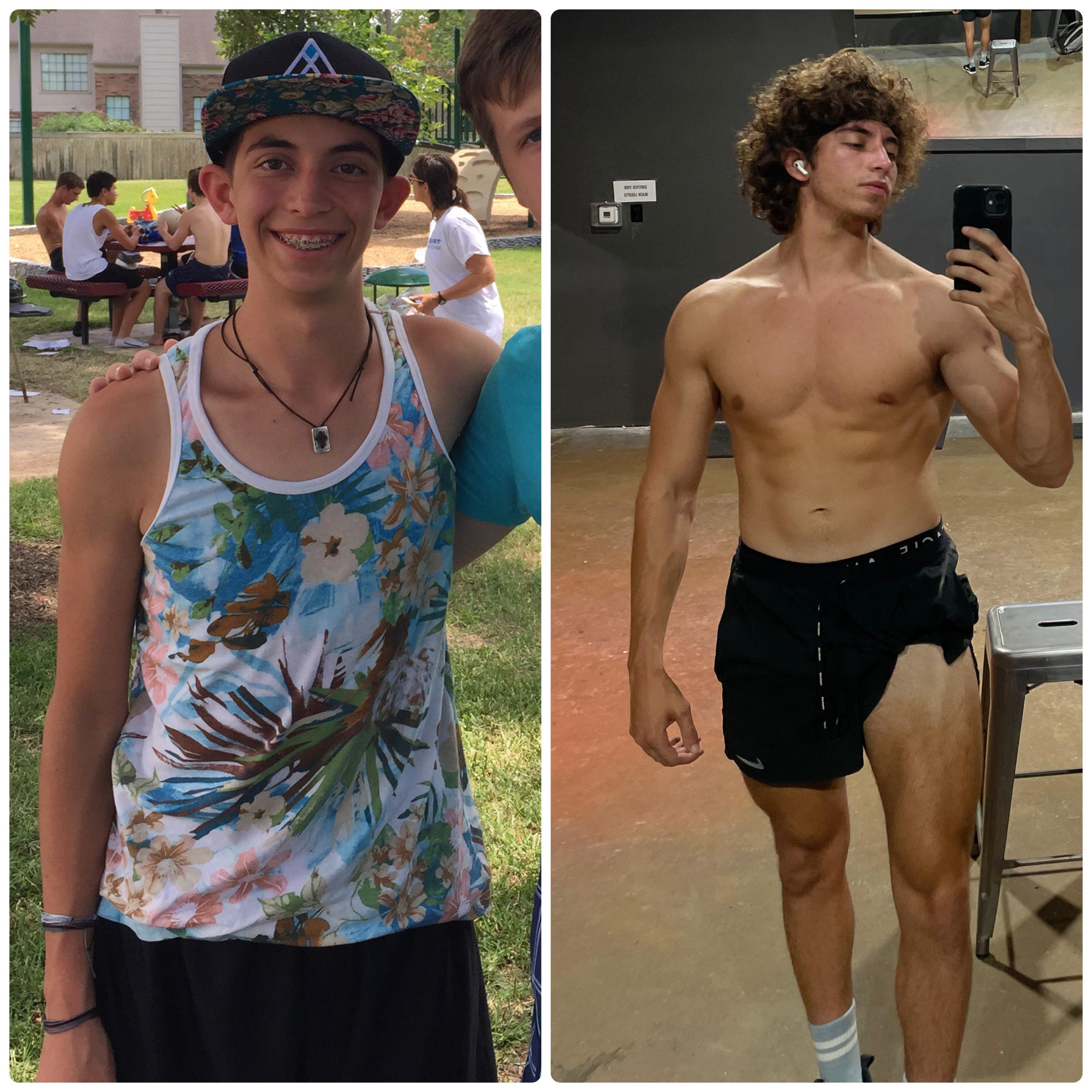 5 foot 9 Male Progress Pics of 30 lbs Muscle Gain 120 lbs to 150 lbs