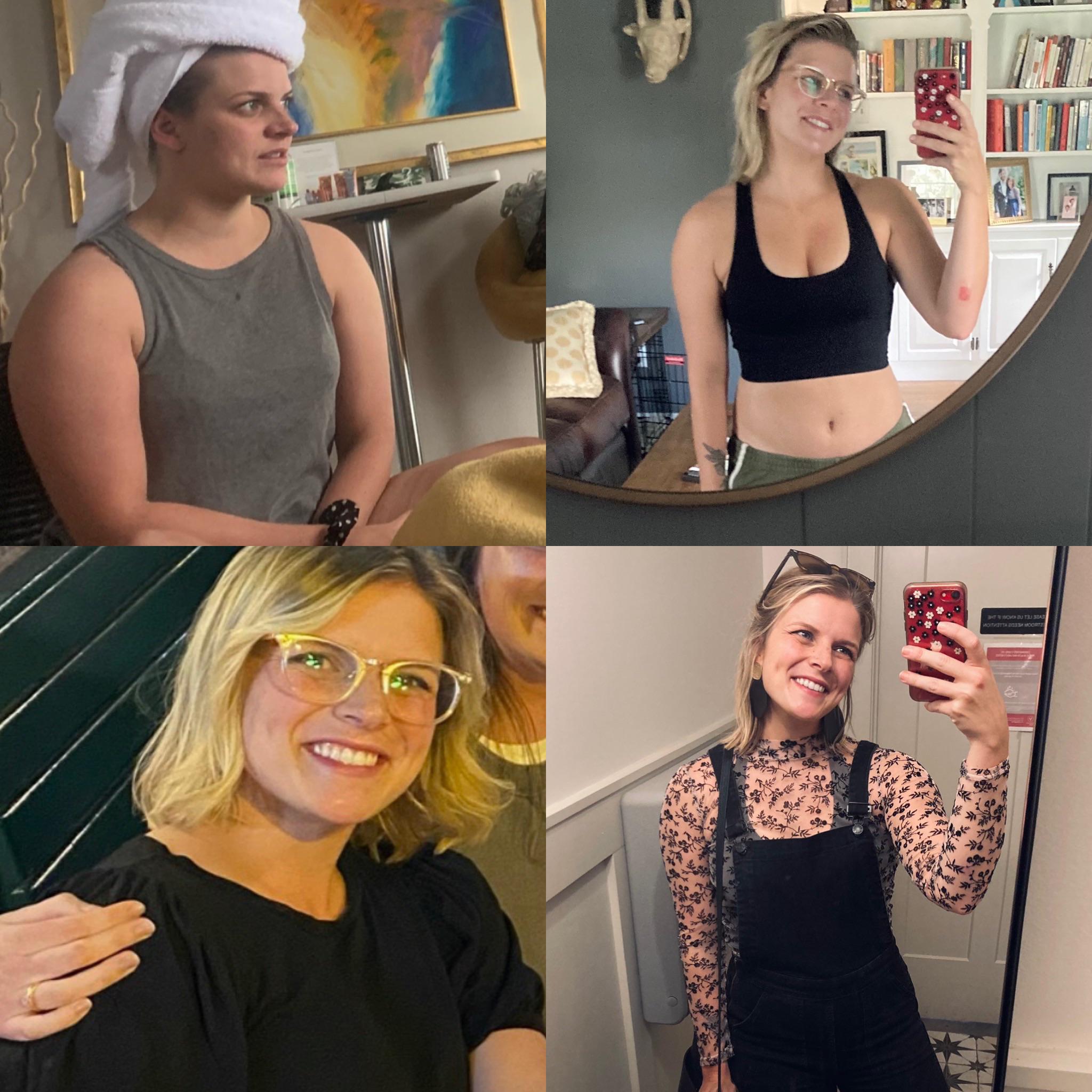 5 foot 2 Female Before and After 13 lbs Weight Loss 155 lbs to 142 lbs