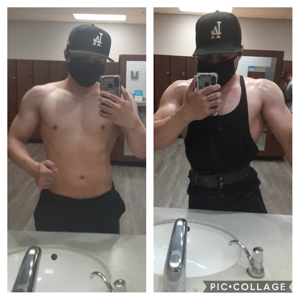 5 feet 6 Male 30 lbs Weight Gain 145 lbs to 175 lbs