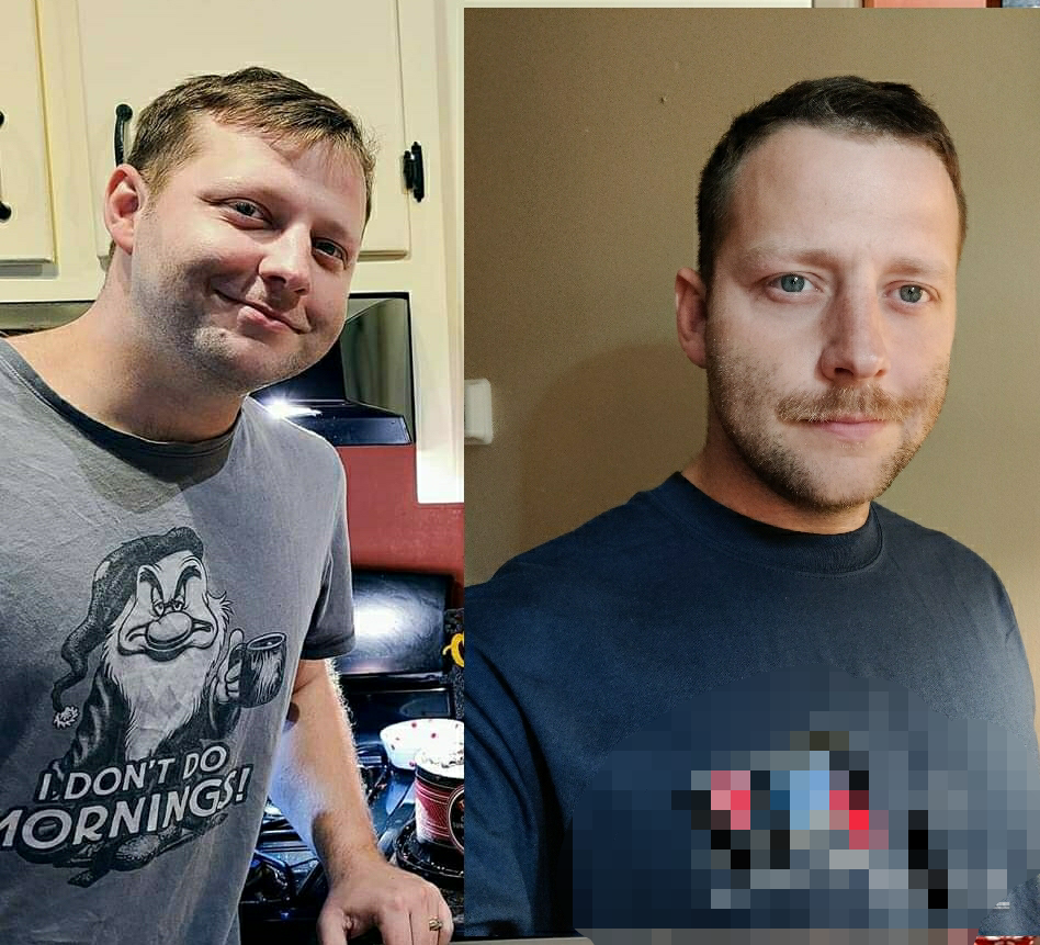 40 lbs Fat Loss 5 foot 10 Male 225 lbs to 185 lbs