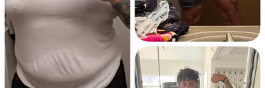 5'7 Male Before and After 89 lbs Weight Loss 310 lbs to 221 lbs