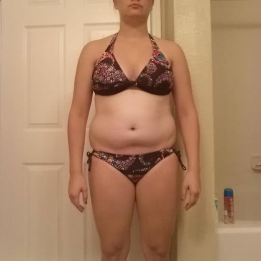 4 Pictures of a 175 lbs 5 feet 7 Female Weight Snapshot