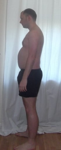 A progress pic of a 5'6" man showing a snapshot of 172 pounds at a height of 5'6