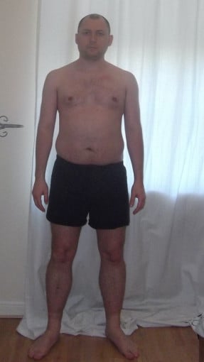 A progress pic of a 5'6" man showing a snapshot of 172 pounds at a height of 5'6