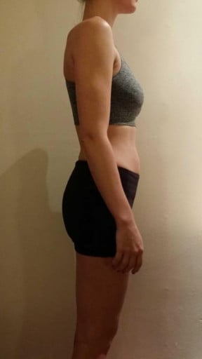 A progress pic of a 6'1" woman showing a snapshot of 168 pounds at a height of 6'1