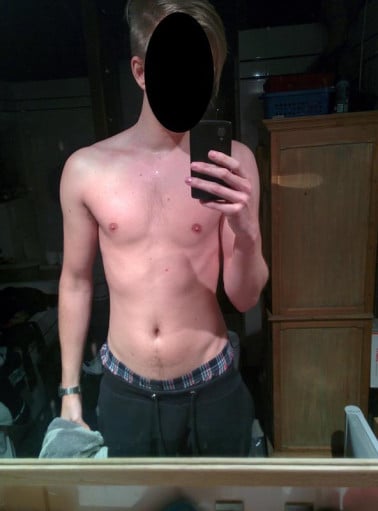 A progress pic of a 6'2" man showing a snapshot of 161 pounds at a height of 6'2