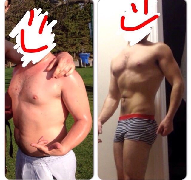 5 foot 4 Male 45 lbs Fat Loss Before and After 190 lbs to 145 lbs